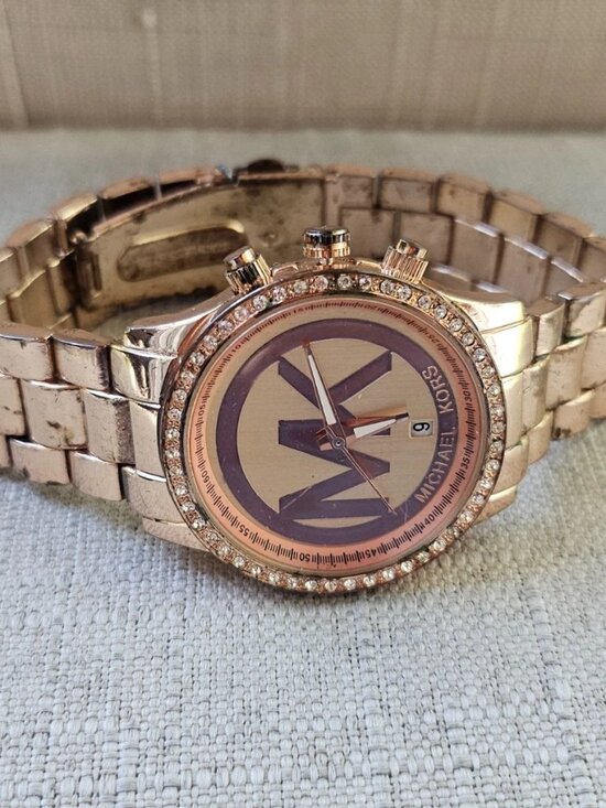 Michael Kors Women Wristwatch Rose Gold Analog Quarts Date Calendar Watch main image 10
